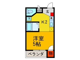 ブルースターＧ１の物件間取画像